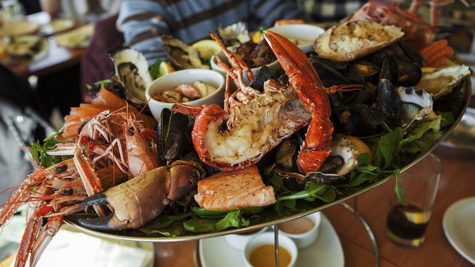 A platter of lobster